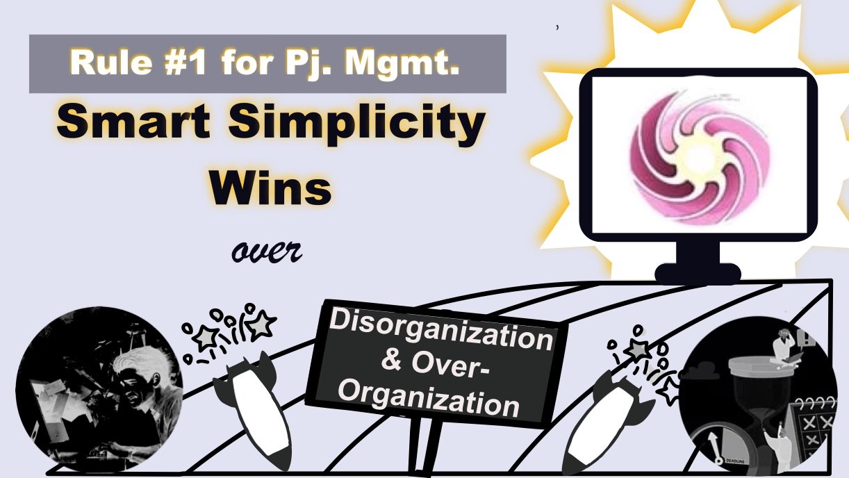Rule no. 1 for project management: smart simplicity wins over hype and complexity